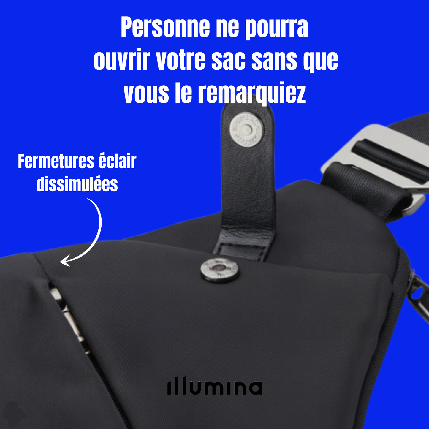 Sac bandoulière antivol - Illumina