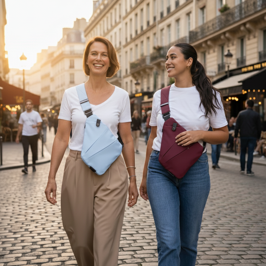 Sac bandoulière antivol - Illumina